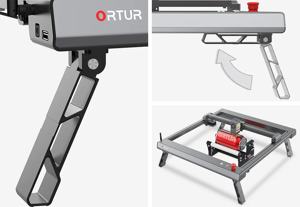 Ortur LM3 Foldable Feet product features