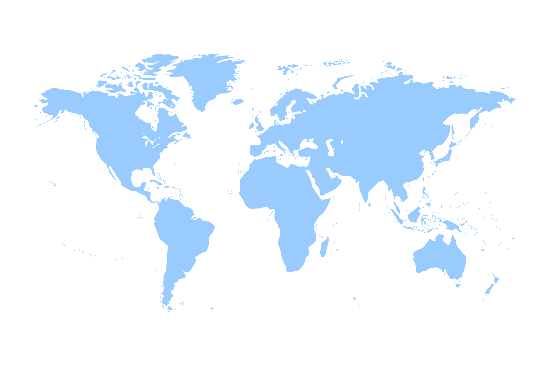 Ortur world map white