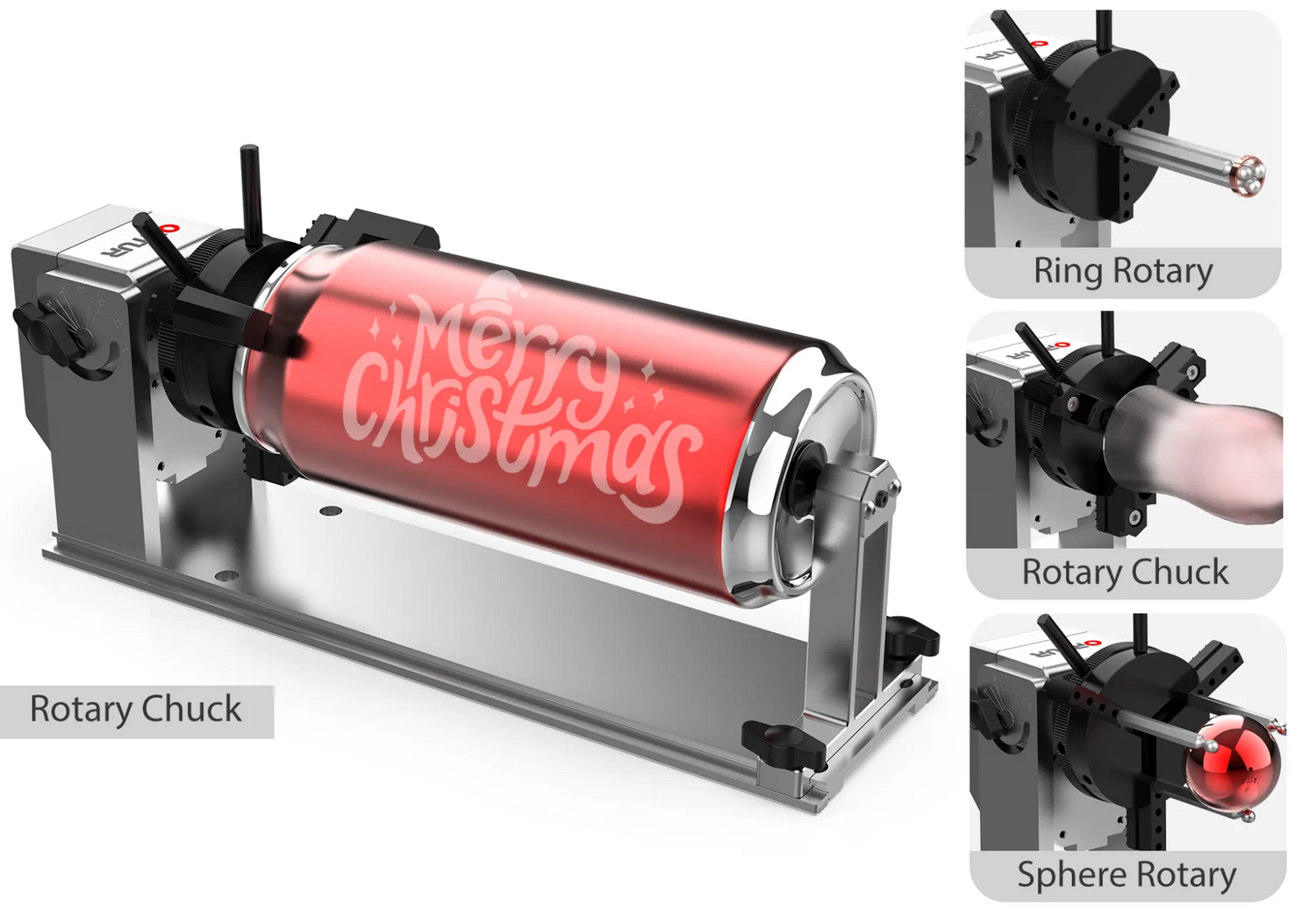 Ortur Laser Y-axis Rotary Chuck (YRC1.0) versatile multi mode function