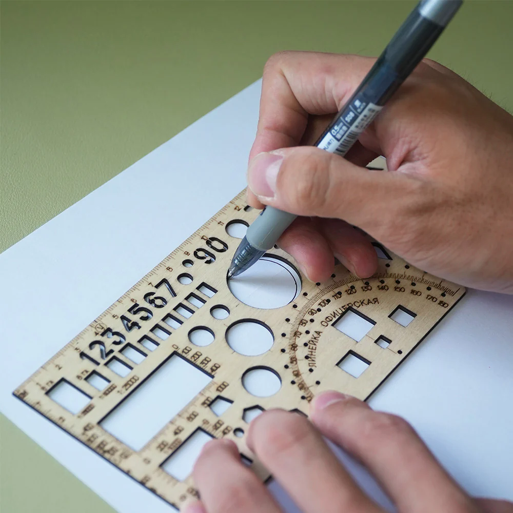 Ortur engraving multi functional ruler