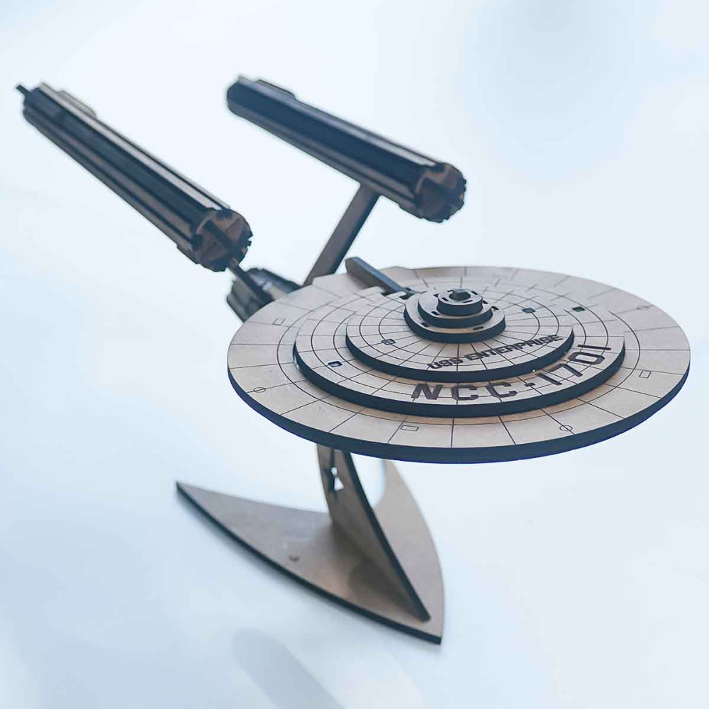 Ortur engraving spaceship model