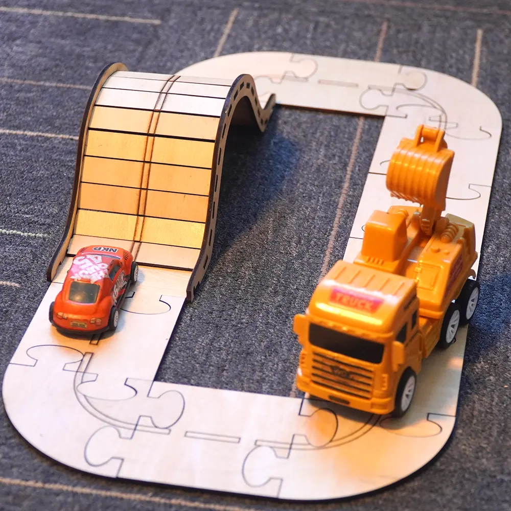 Ortur engraving toy racing track