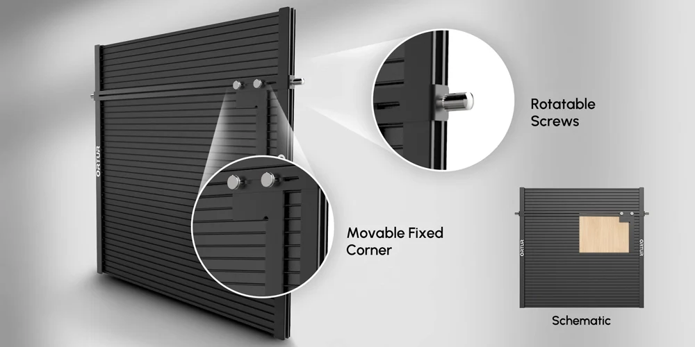 Ortur Laser Engraving Platform fixed position