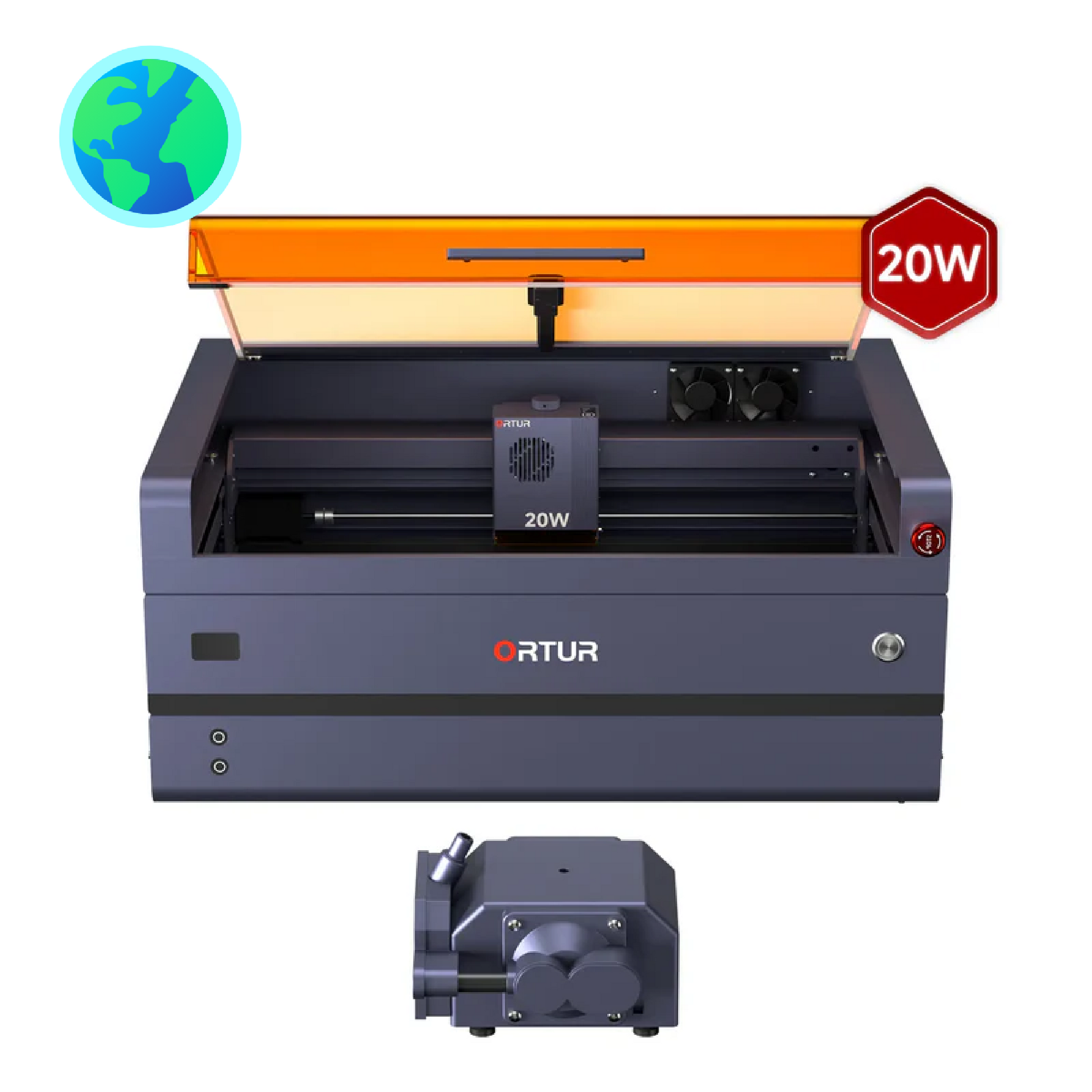Ortur H20 Enclosed Laser Engraver & Cutter 20W