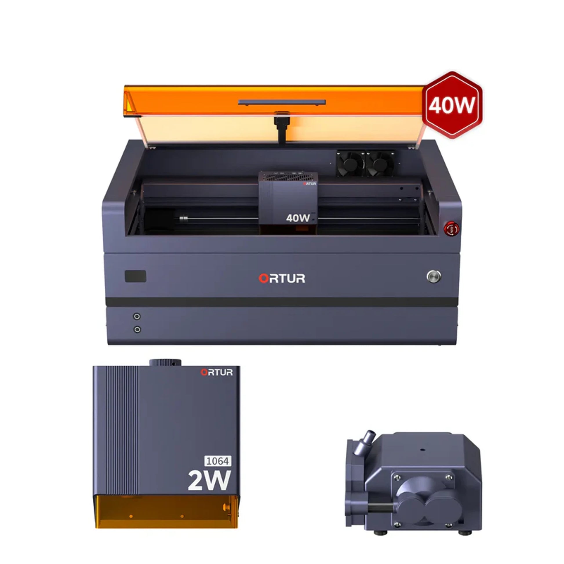 Ortur H20 Enclosed Laser Engraver & Cutter 40W + 2W IR