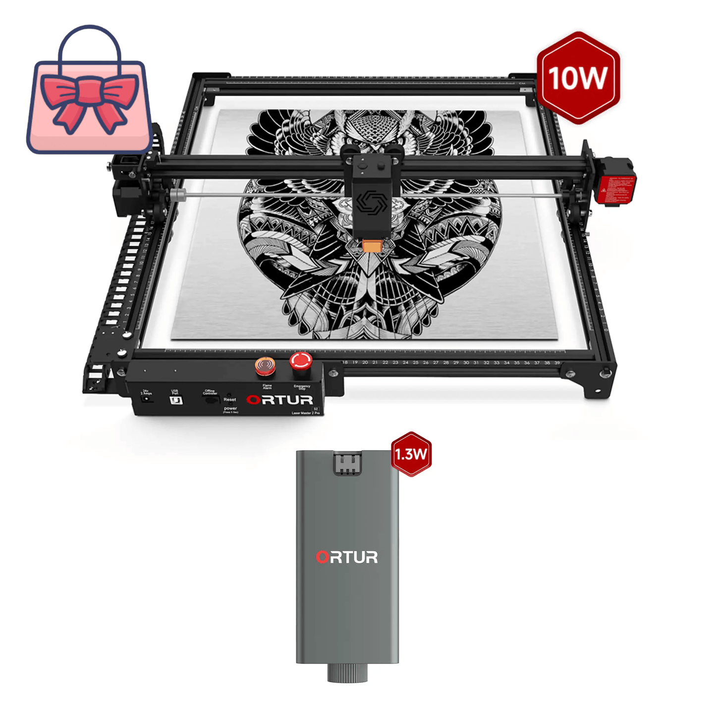 Ortur Laser Master 2 Pro S2 (LM2 Pro S2) Laser Engraving & Cutting Machine 10W + 1.3W IR 🔥