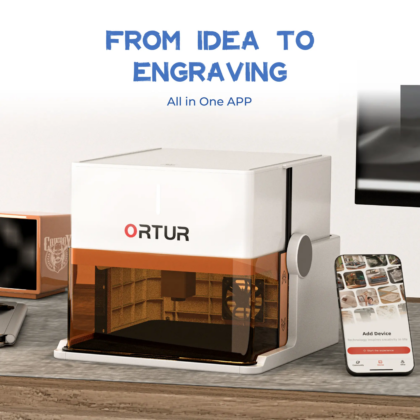 Ortur R1 Grabador Láser 5W y 1.3W Infrarrojo