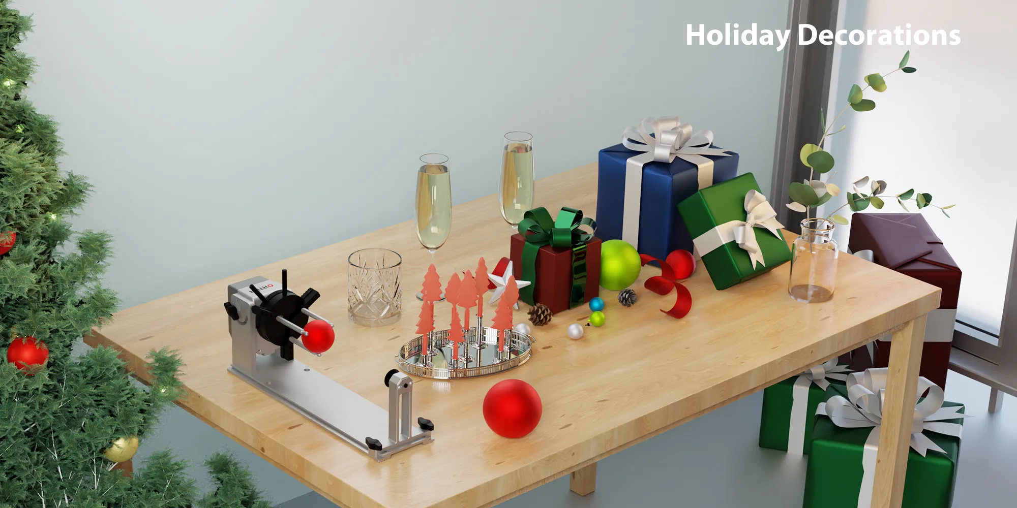 Ortur Laser Y-axis Rotary Chuck (YRC1.0) holiday decorations